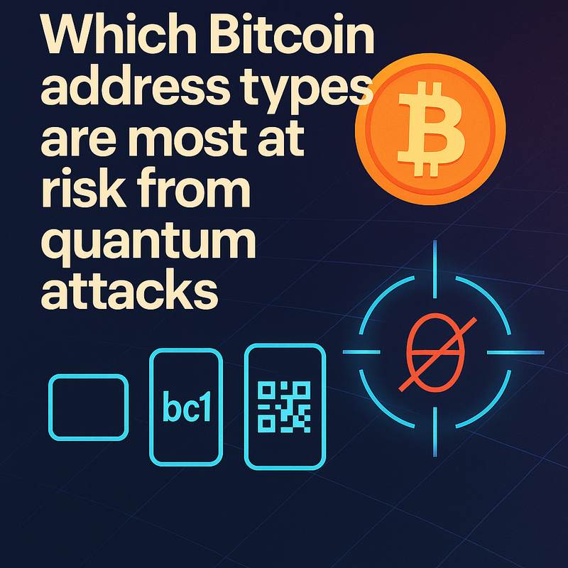 Which Bitcoin address types are most at risk from quantum attacks