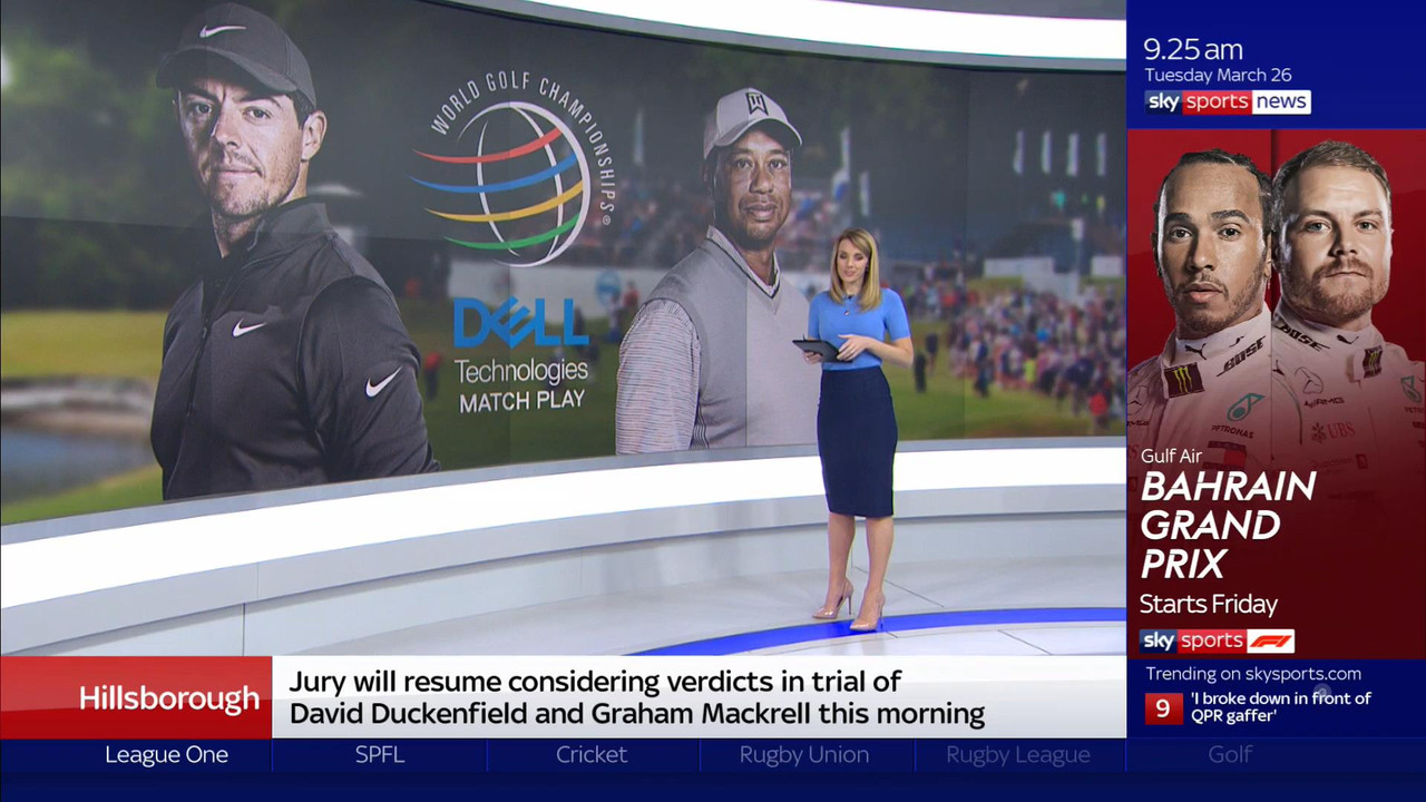 26 March - 09.00.00 - Good Morning Sports Fans. Round-up of the 