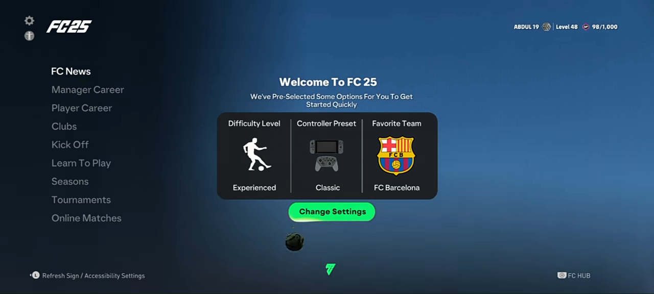 FIFA 16 UX V5