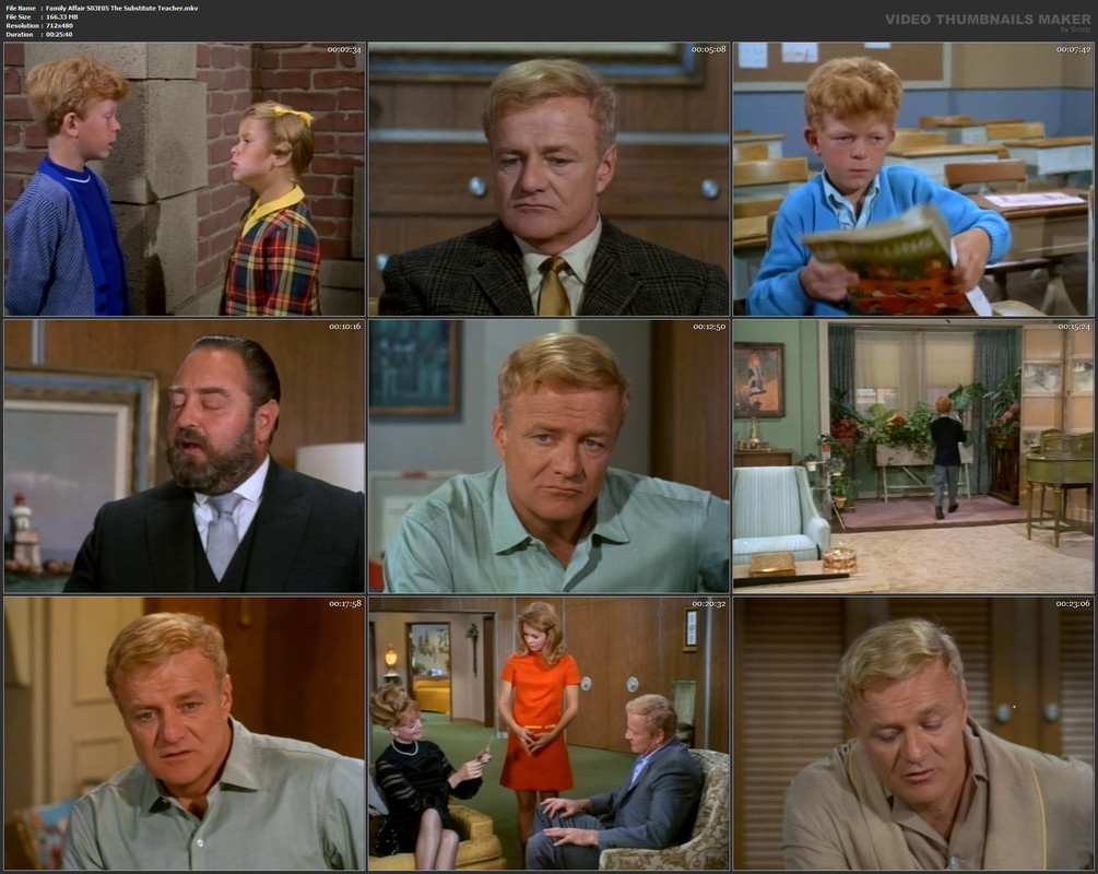 Family Affair S03E05 The Substitute Teacher.mkv