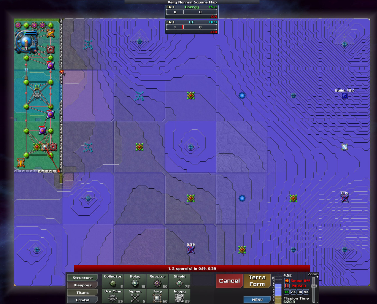 Square map challenge