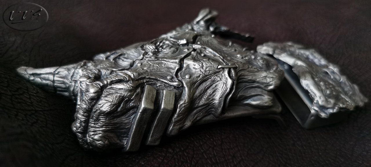 пряжка носорог литой6