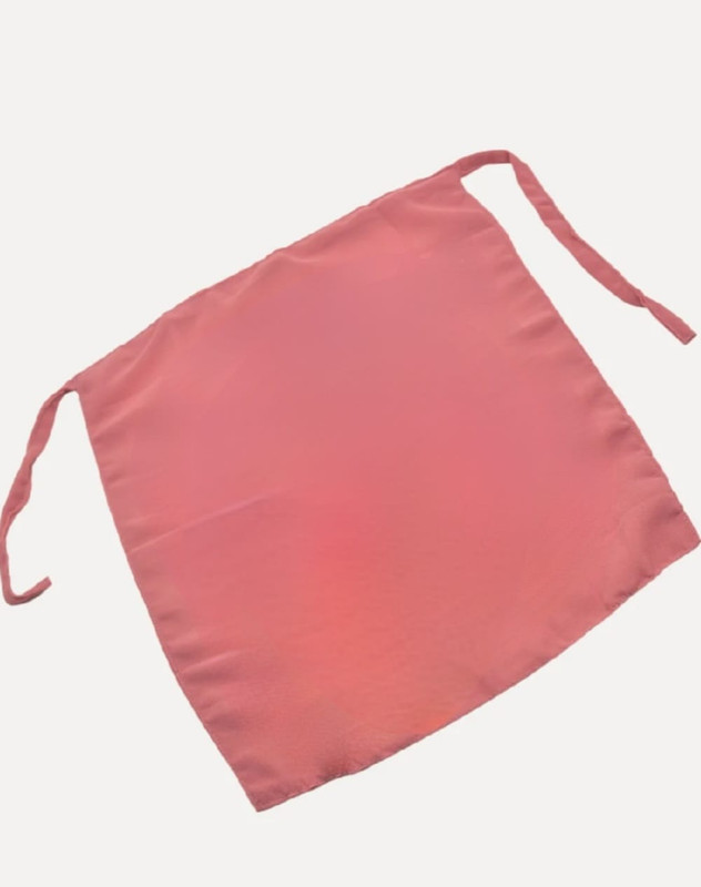 Tie Back Niqab-Coral Pink