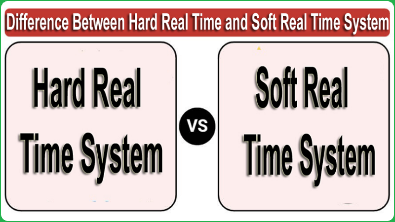 Differences Between Hard Real Time and Soft Real Time System Differences Between Hard Real Time and Soft Real Time System