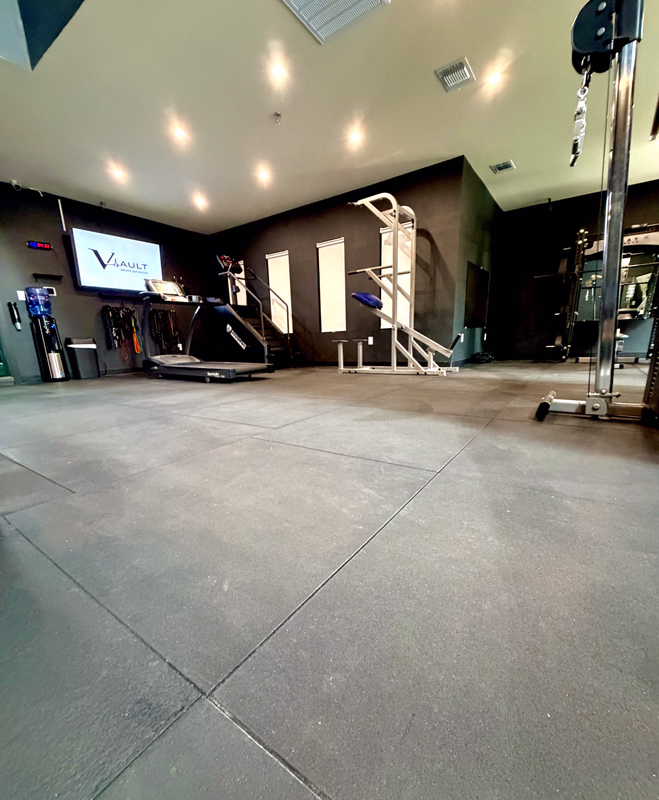 The Vault private gym interior