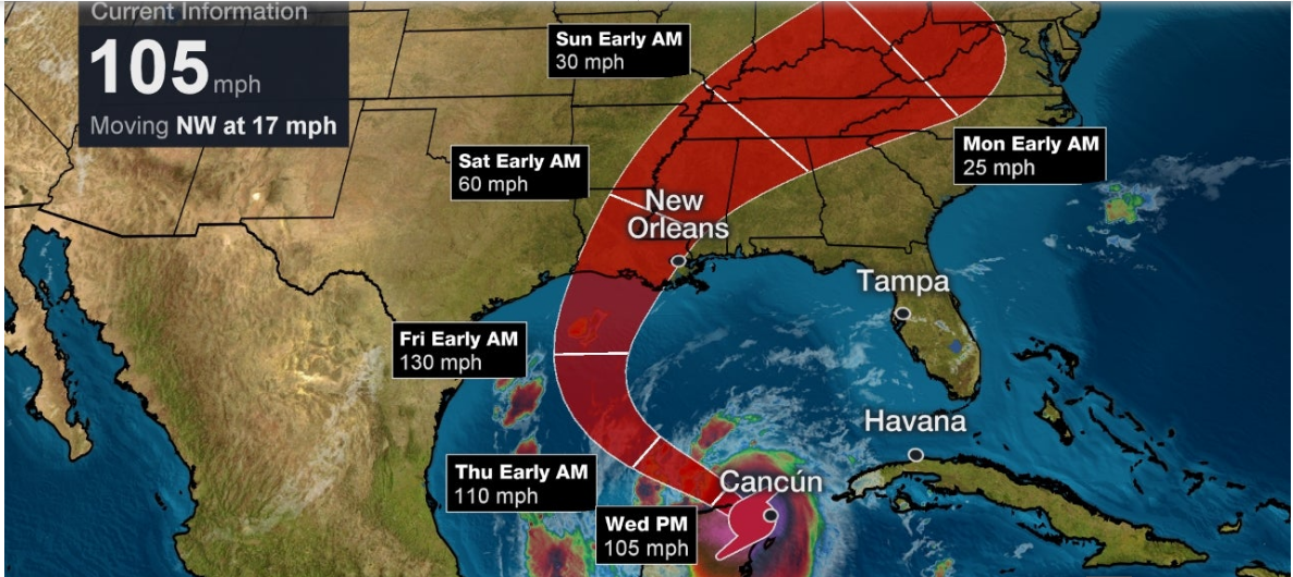 Tormenta tropical Gamma: las imágenes más impactantes ✈️ Foro Riviera Maya y Caribe Mexicano