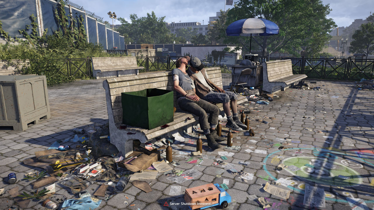 Present #16: the bench with the dead lovebirds