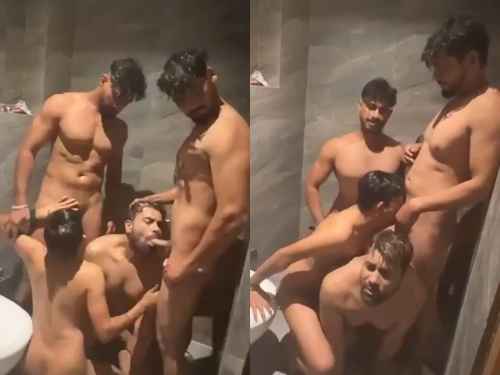 indiangaysite2 Indian gay Student’s Hotel room gangbang sex