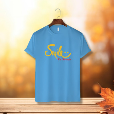 ইসলামিক ক্যালিগ্রাফি ডিজাইন কটন হাফহাতা টিশার্ট