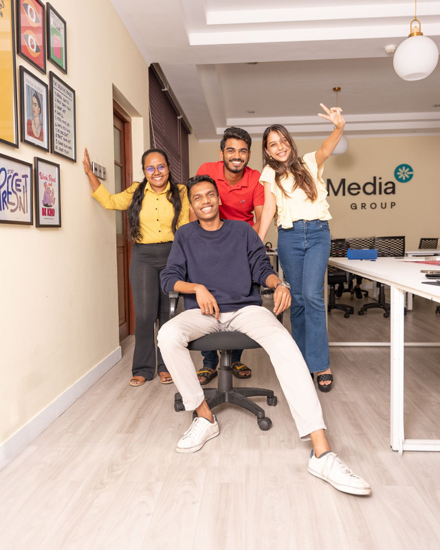 TSA Media team celebrating a launch