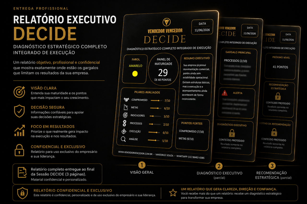 Relatório Executivo DECIDE