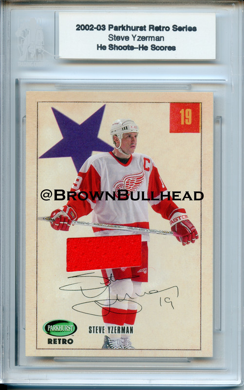 He Shoots He Scores Prizes [10-20] HSHS-01 Steve Yzerman Detroit Red Wings COPY 1A