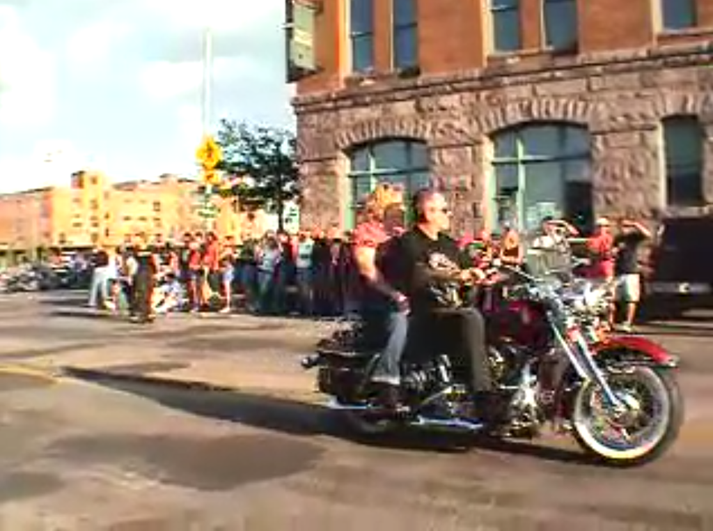 Mom and Pop at Hot Harley Nights