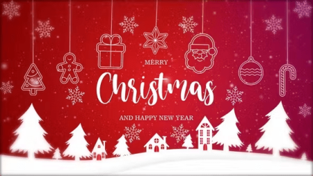 Videohive - Merry Christmas And Happy New Year Intro 3 - 49222447