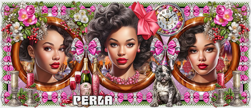 Celebrando Nochevieja perla