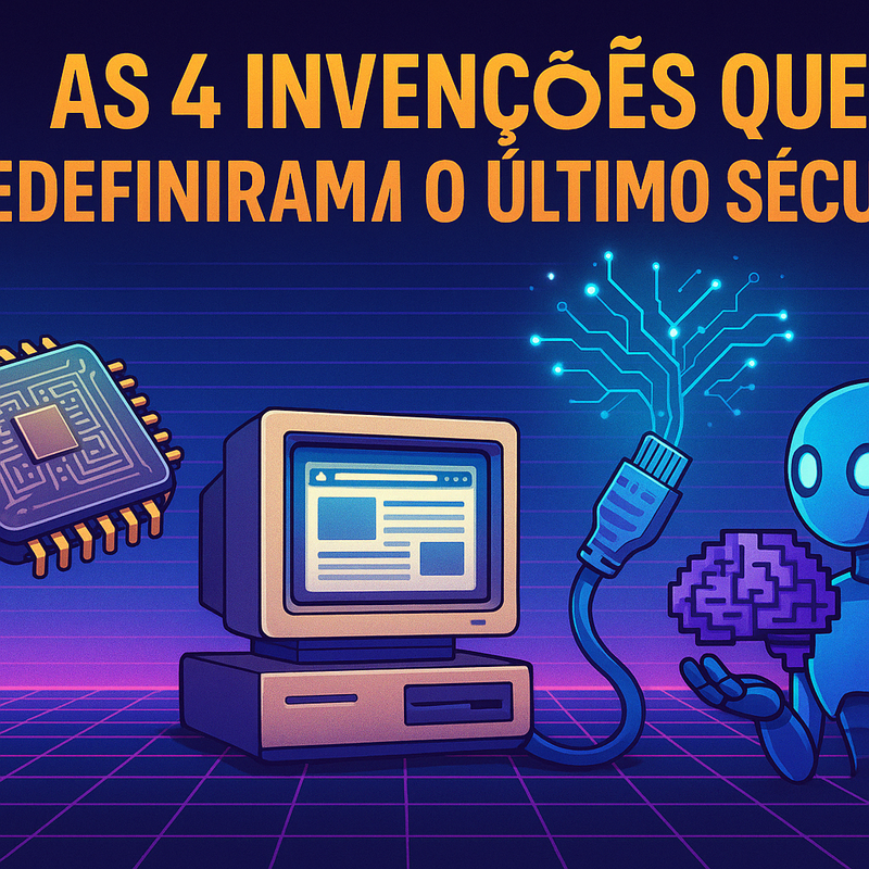 As 4 Invenções que Redefiniram o Último Século: Do Silício à Internet, Como Chegamos Aqui?