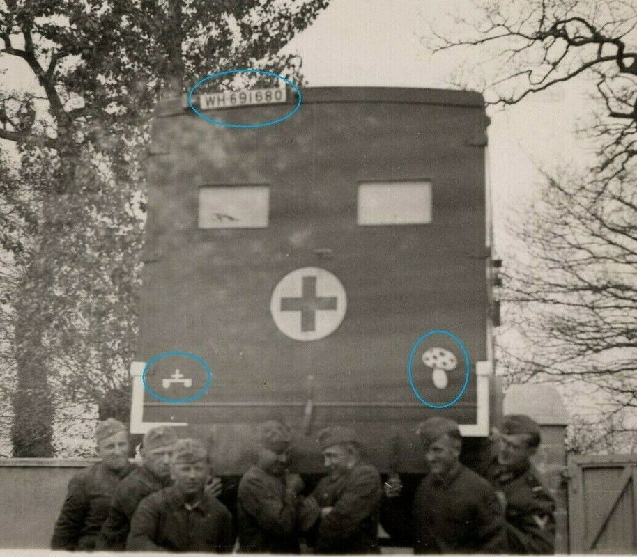 SANITÄTER LKW, 205 INFANTERI DIVISION, WH-691680