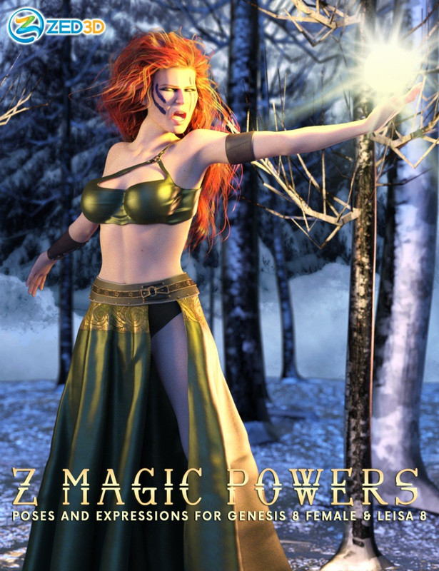 Z Magic Powers Poses and Expressions for Leisa 8