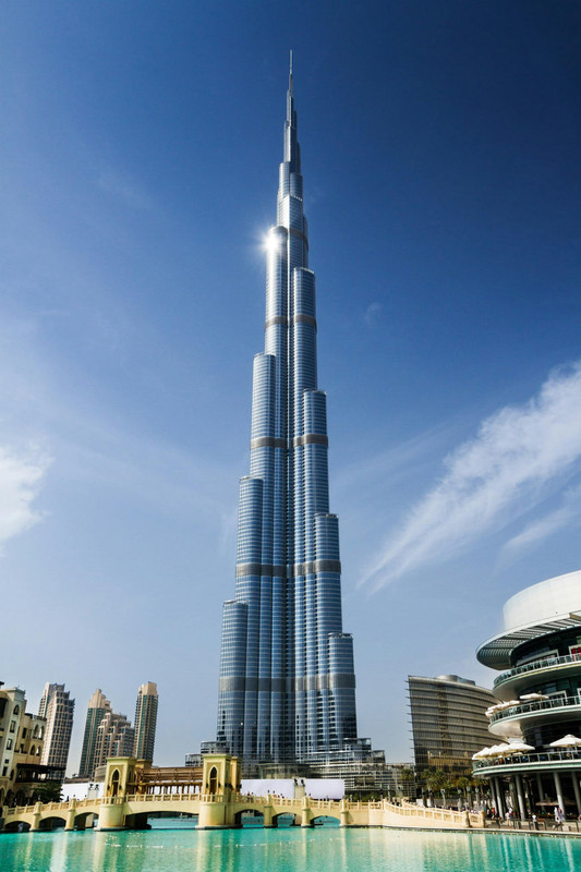 Burj Khalifa skyscraper in Dubai