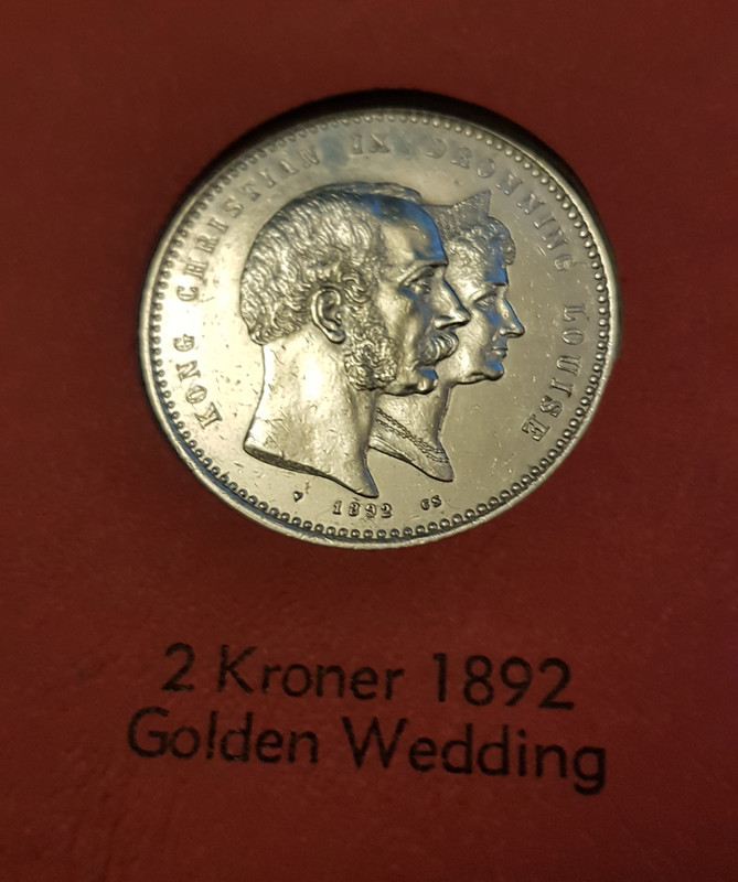 Monedas conmemorativas de Escandinavia 1863-1960 F02a