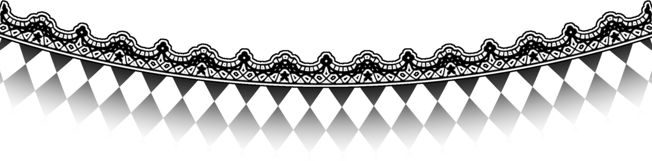 Lace and checkered bottom div with outline