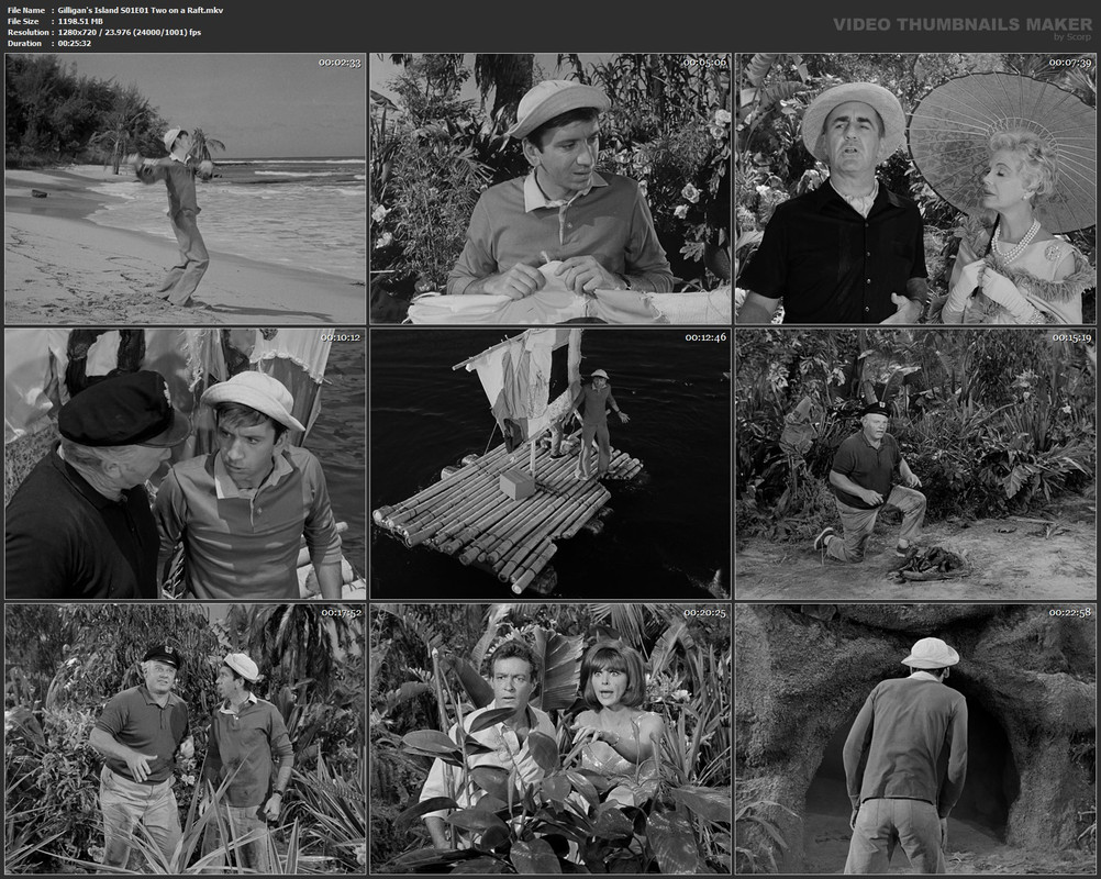 Gilligan's Island S01E01 Two on a Raft.mkv