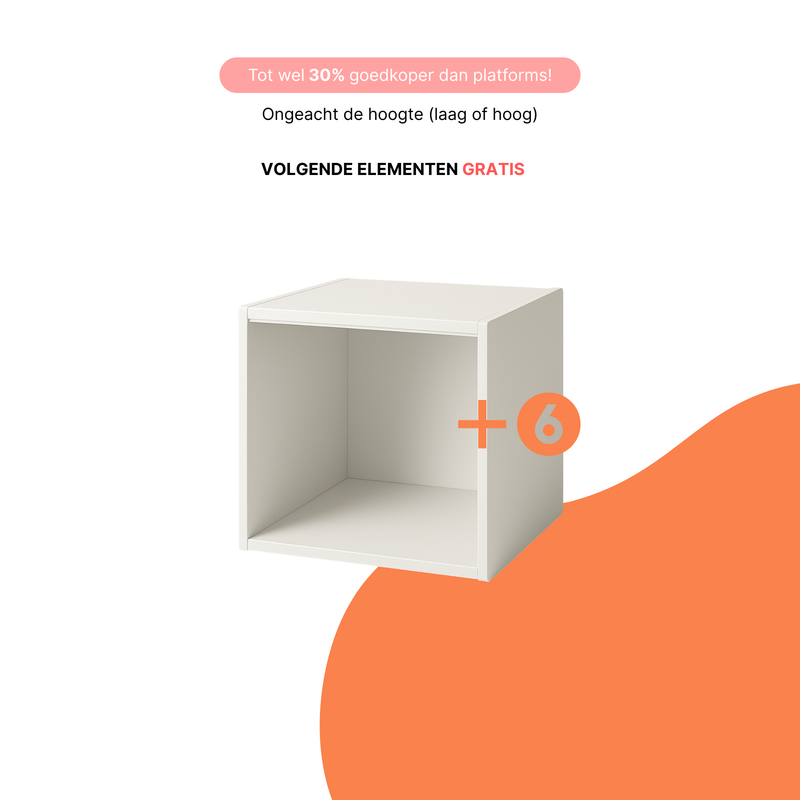 IKEA PAX kast — 2 elementen, inclusief kastinzetten en deuren, professioneel gemonteerd