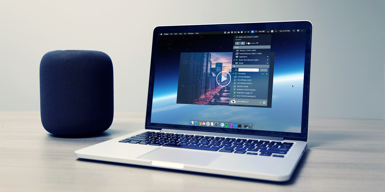 Connect Apple Homepod to Macbook