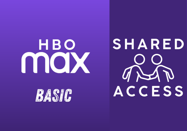 HBO Max Basic shared account by 2 people - 1 Month(With Ads)