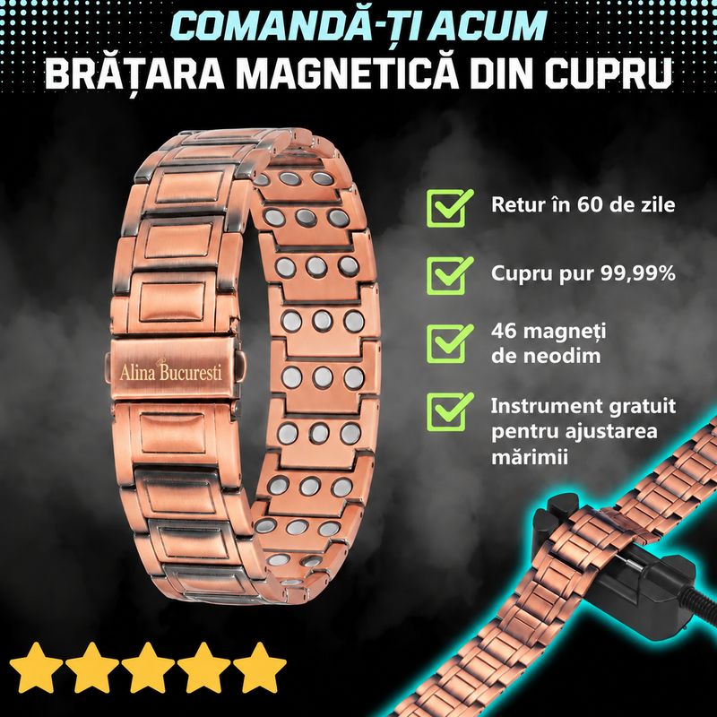 Ofertă brățară din cupru Alina Bucuresti
