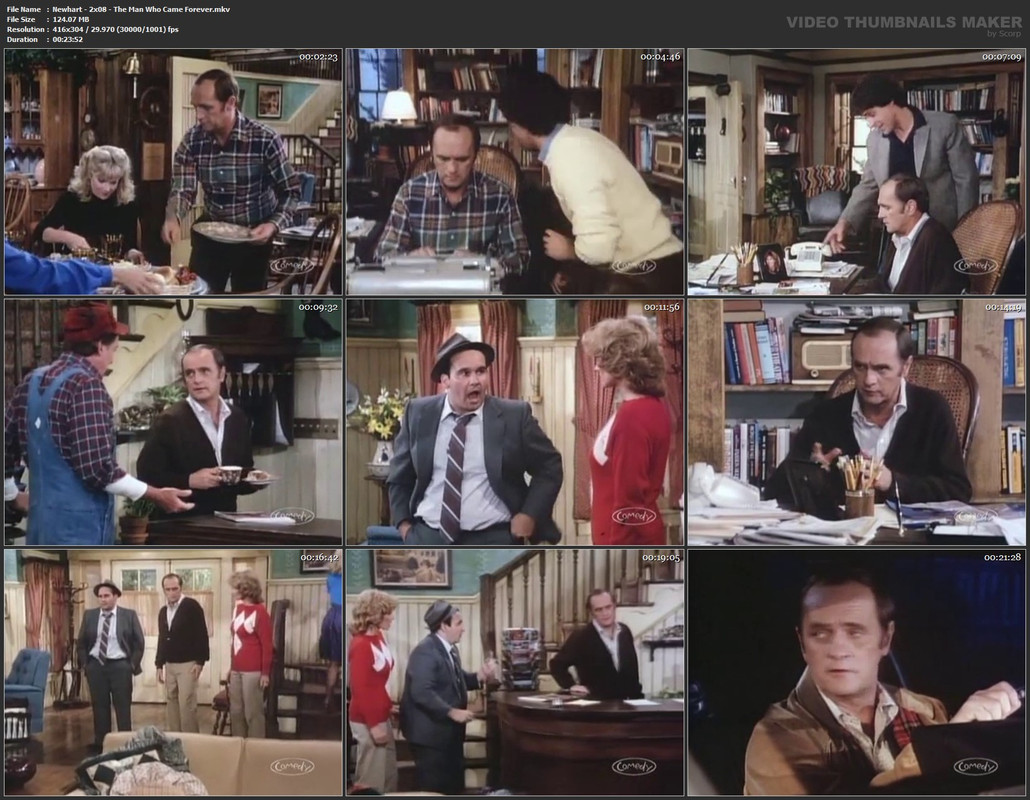 Newhart - 2x08 - The Man Who Came Forever.mkv