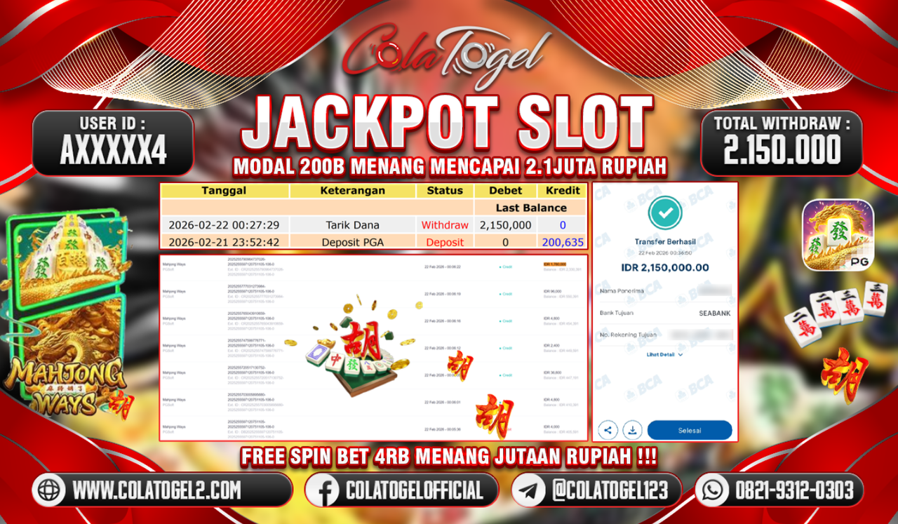 JACKPOT SLOT GACORR!!