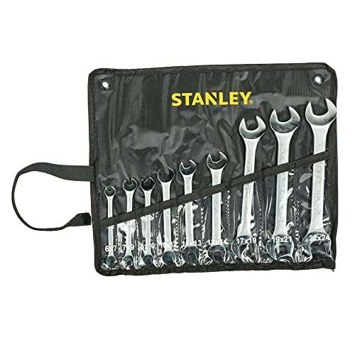 Amazon: STANLEY Juego de Llaves de Boca Fija 9pzs STMT23124
