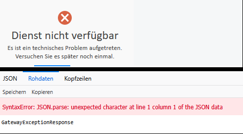 MS 365 Recdirect -Fehler