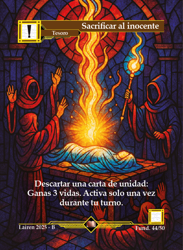 SACRIFICAR AL INOCENTE
