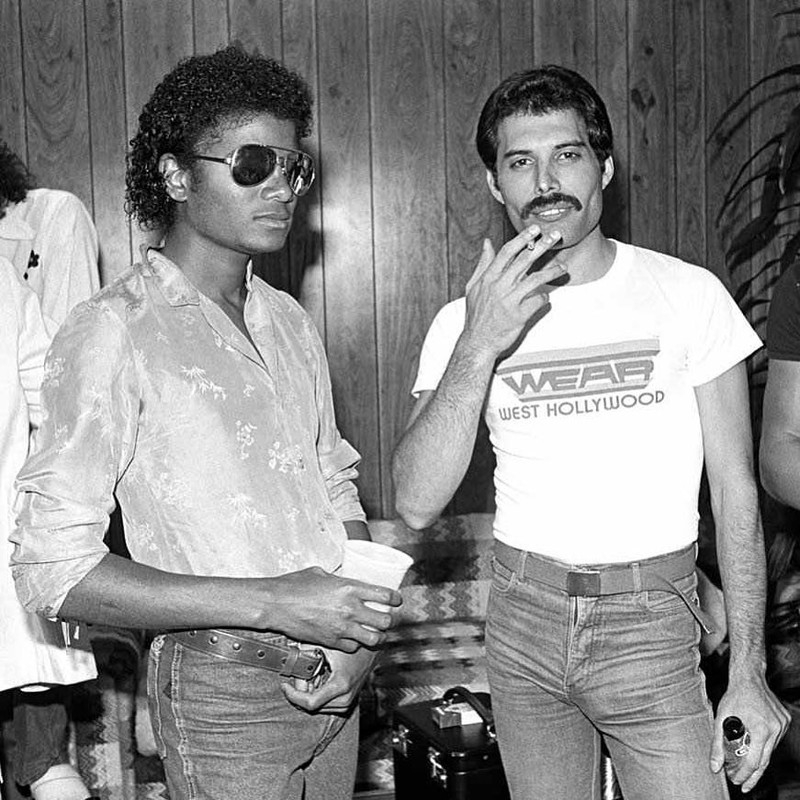 Freddie Mercury dan Michael Jackson