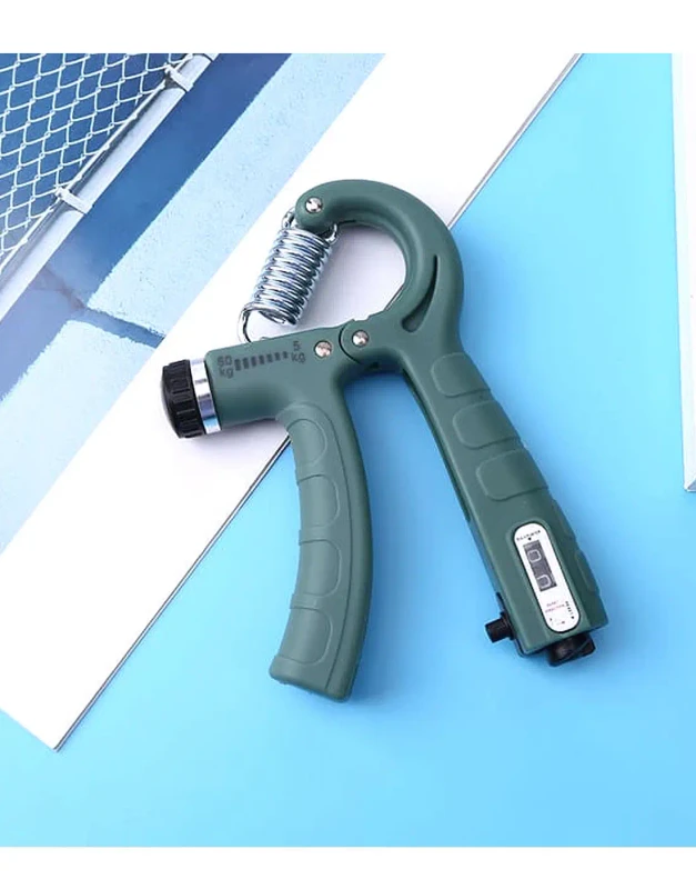 5-60kg Hand Grip Strengthener – Auto Counter, 11-132lbs Dial, TPR Handle