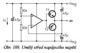 umely stred napeti