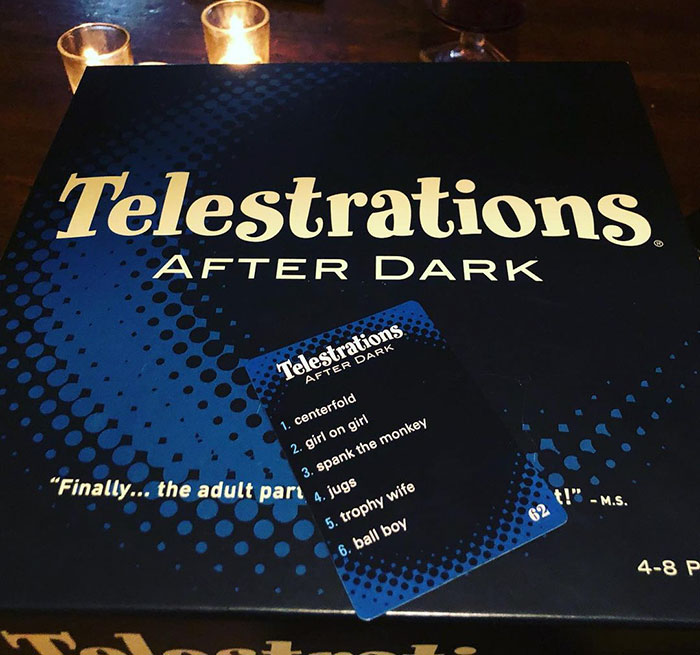 Telestrations after dark