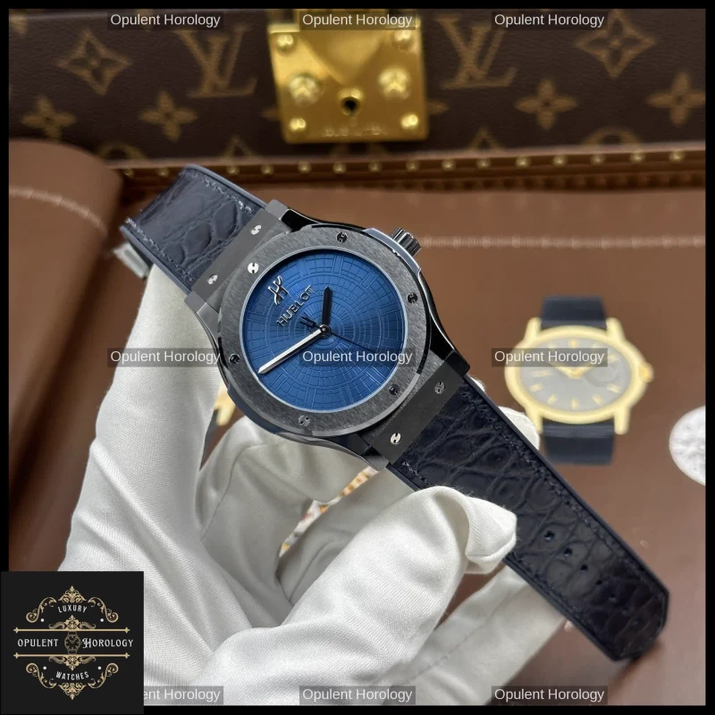 Hublot Classic Fusion Black Ceramic Boutique Pisa 1940 Edition 42mm Automatic Rubber Leather