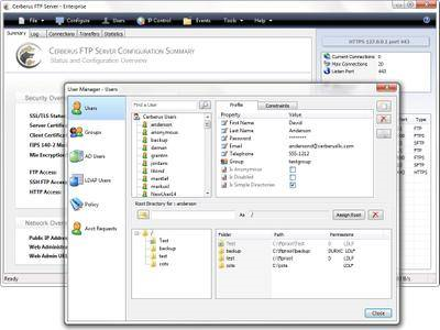 Cerberus FTP Server Enterprise 10.0.7.0