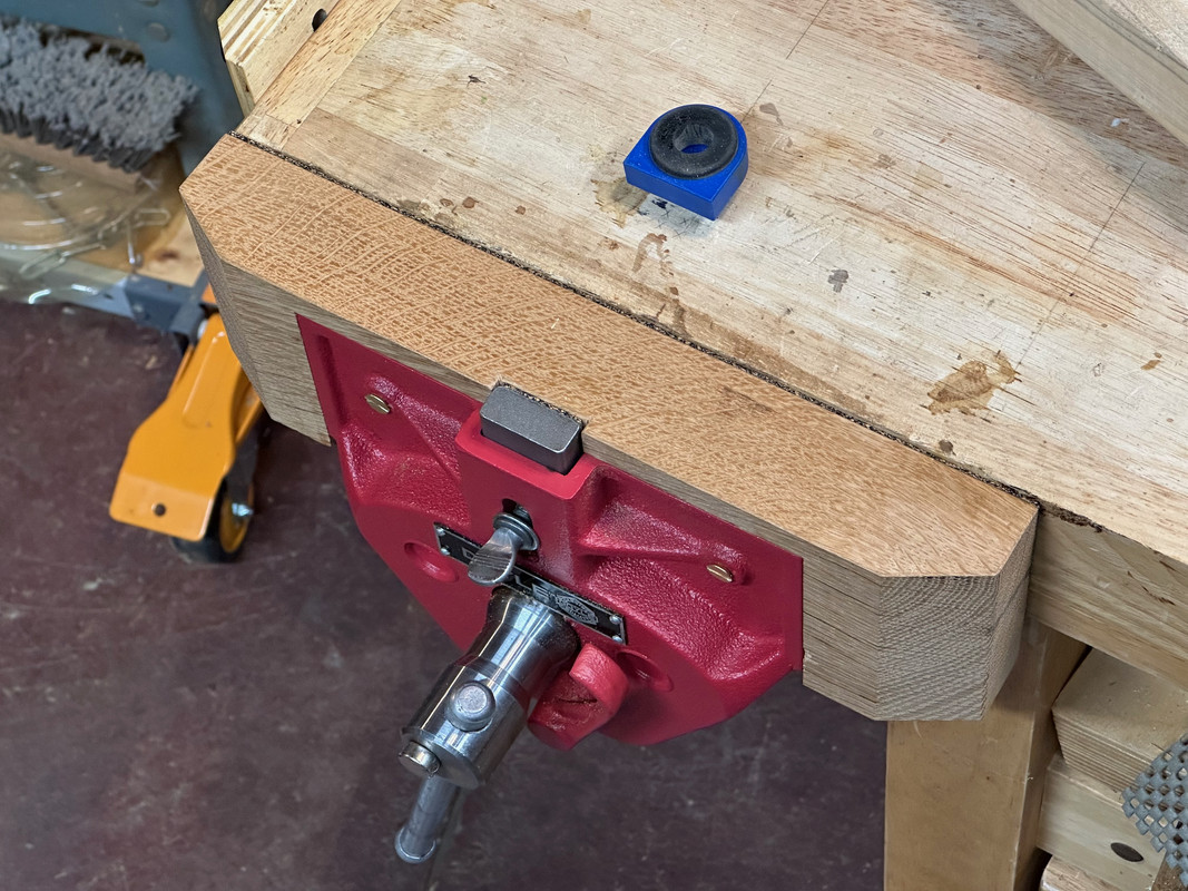 I finally have functional dogs. The previous face vise was garbage with two dog holes at either end…