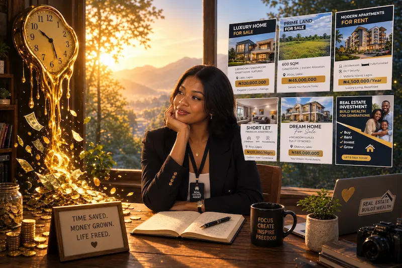 Imagine getting a new property today and already having 7 professional posts ready to publish