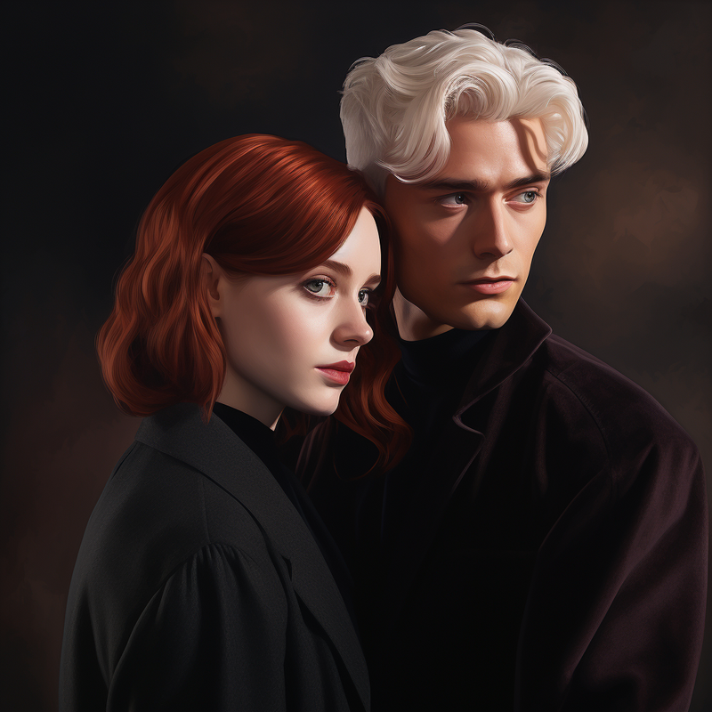 polinio Realistic image of man as Scorpius Malfoy with platinum