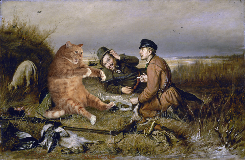 Perov-hunters-cat-w