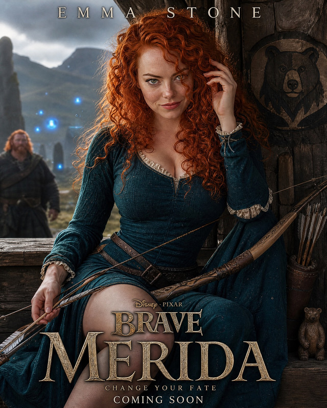 Emma Stone Merida