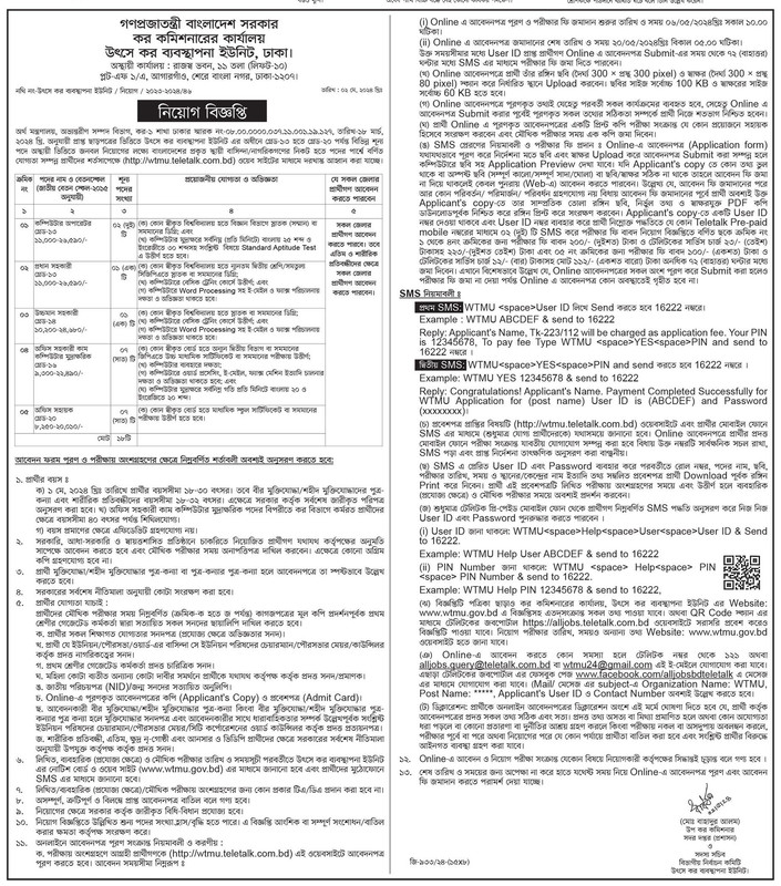 Tax-Management-Unit-at-Source-Job-Circular-2024