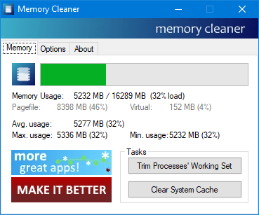 Memory Cleaner 2.72