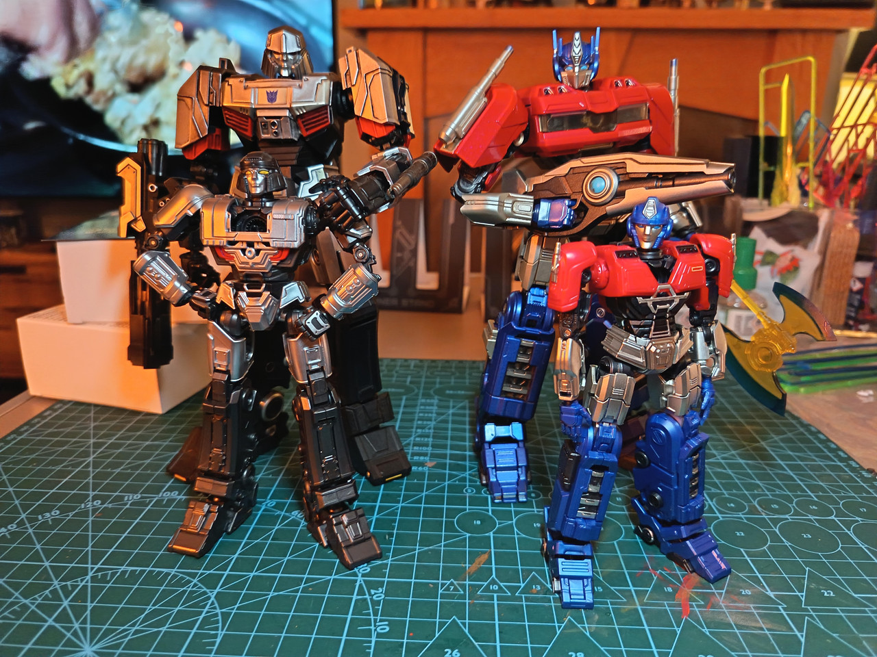 Yolopark AMK Transformers One Cogged Orion Pax, Elita-1, D-16 & B