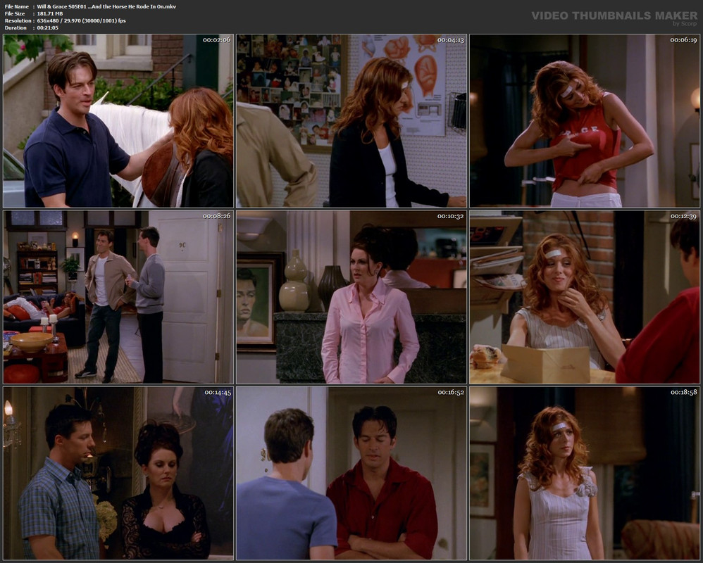 Will & Grace S05E01 ...And the Horse He Rode In On.mkv